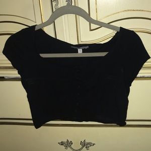 Black Crop Top